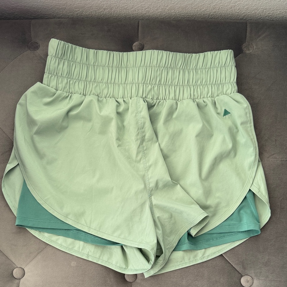 Mint Green Balance/Vitality Vista Shorts